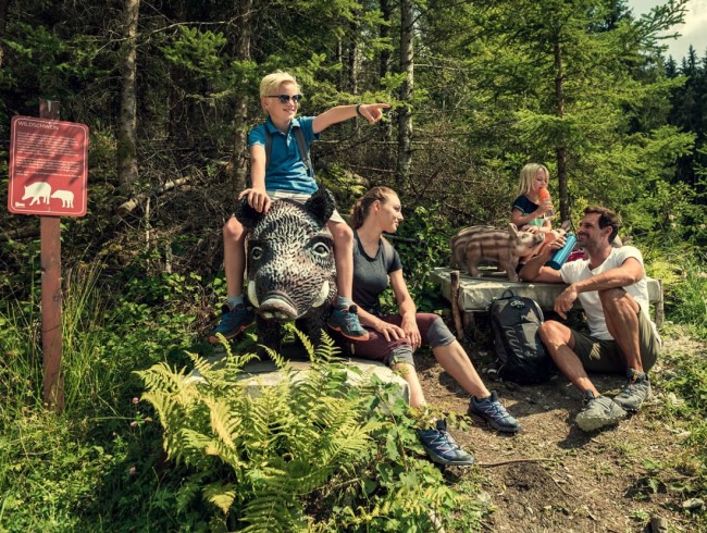 KiTiWaPf - der Kinder-Tiere-Wanderpfad in Eben © TVB Eben_Sobietzki